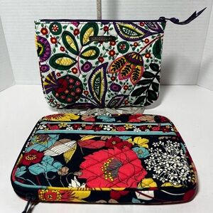 Vera Bradley Quilted Cotton Accessory Bags